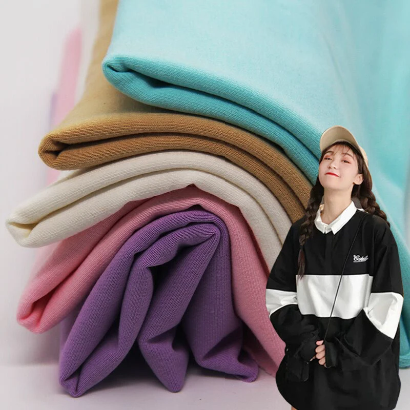 32s 95% хлопок 5% спандекс французская махровая ткань стрейч трикотажная ткань