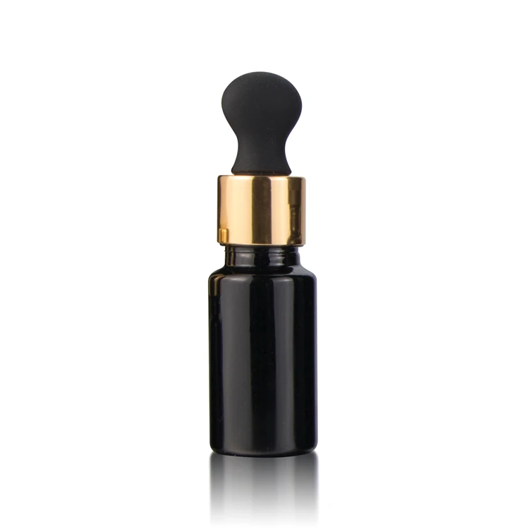 Premium 5 10 15 20 30 50 60 100 g empty cosmetic packaging makeup oil dropper black serum glass bottle with the pipette