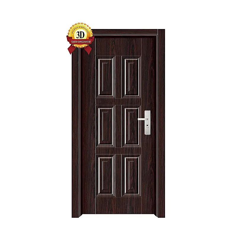 Entrance Security Steel Wood Home South American Residential Modern Front Door