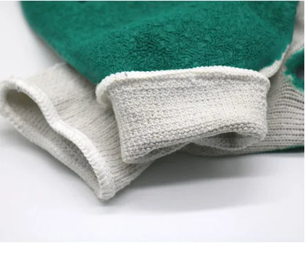 10 Gauge Polycotton Liner Coated Latex Palm Safety Work Industrial Gloves