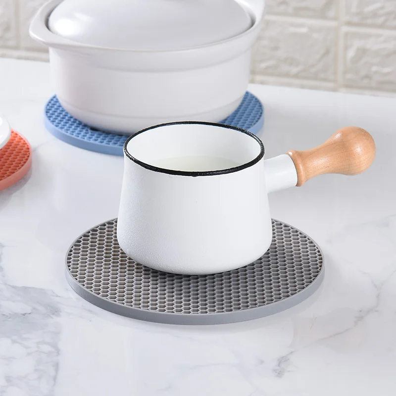 Hot Pads Silicone pot Holder, Trivet Mat, Jar Opener spoon Rest, Bacon Press and Oven Use, Non-slip Heat
