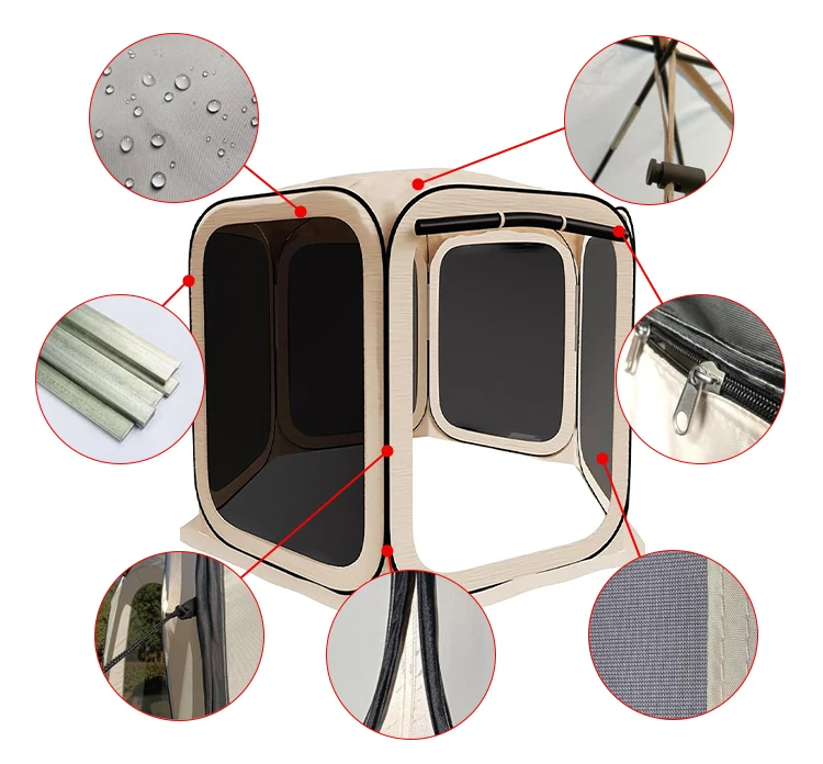 Collapsible  Custom Tent Canopy Party Tents Outdoor Camping Luxury Outdoor Tent For Party Or Wedding