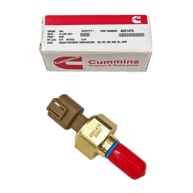 New Oil Pressure Temperature Sensor 4921475 Auto Sensors For Commins ISX Engines