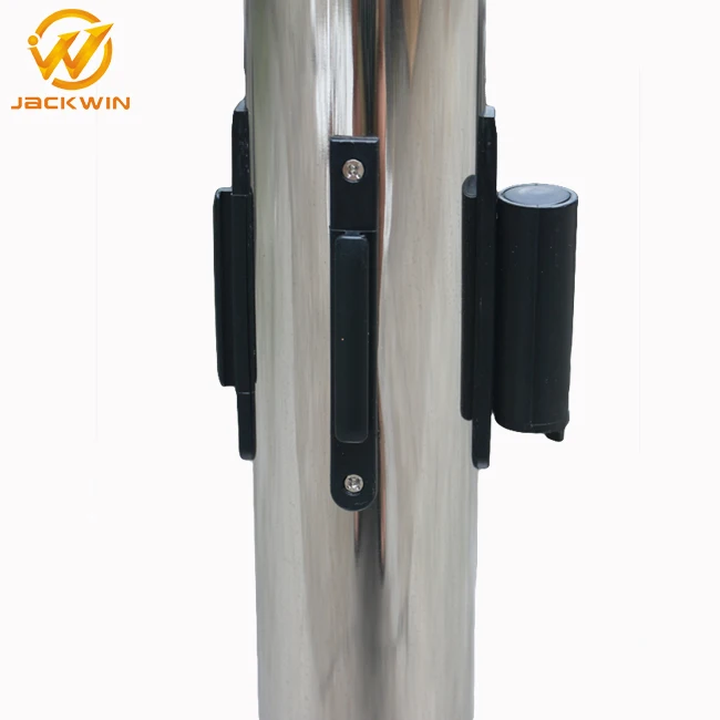 Wuhan Jackwin Retractable Belt Bank Queue Line Stanchion Post Crowd Control Barriers