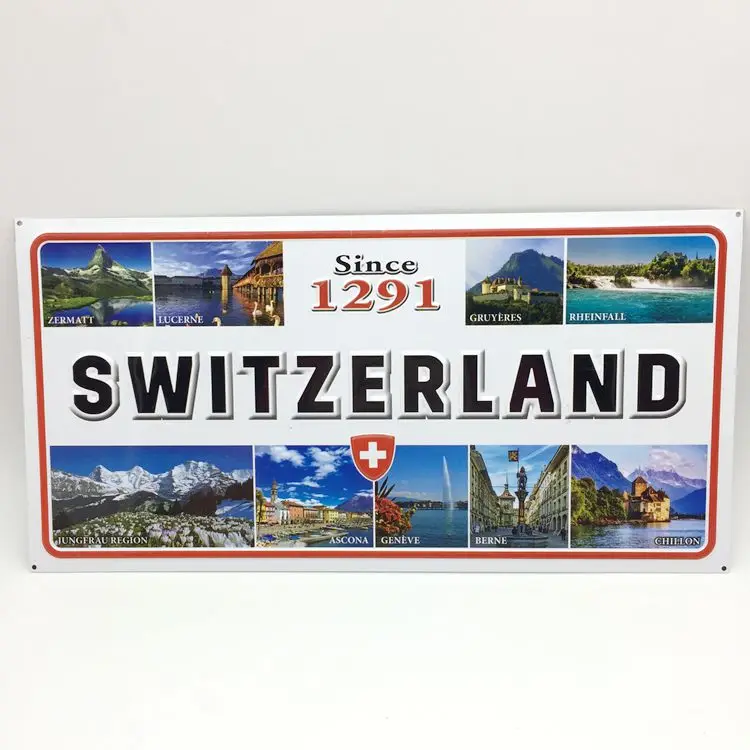Aluminum license plate Metal Logo Custom Europe Style Metal  licence plate For car Nameplate