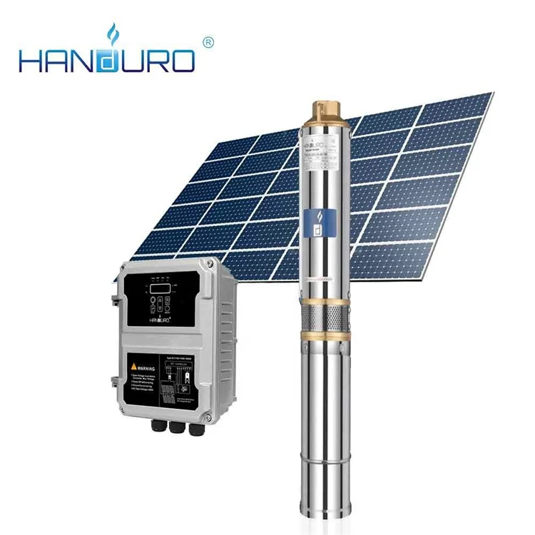 Бомба Sumergible погружной насос Туалетная Solaire 300 400 Вт 500 постоянного тока 48 V Вольт 1Hp солнечных 05 Hp 50 м глубокий колодец водяной