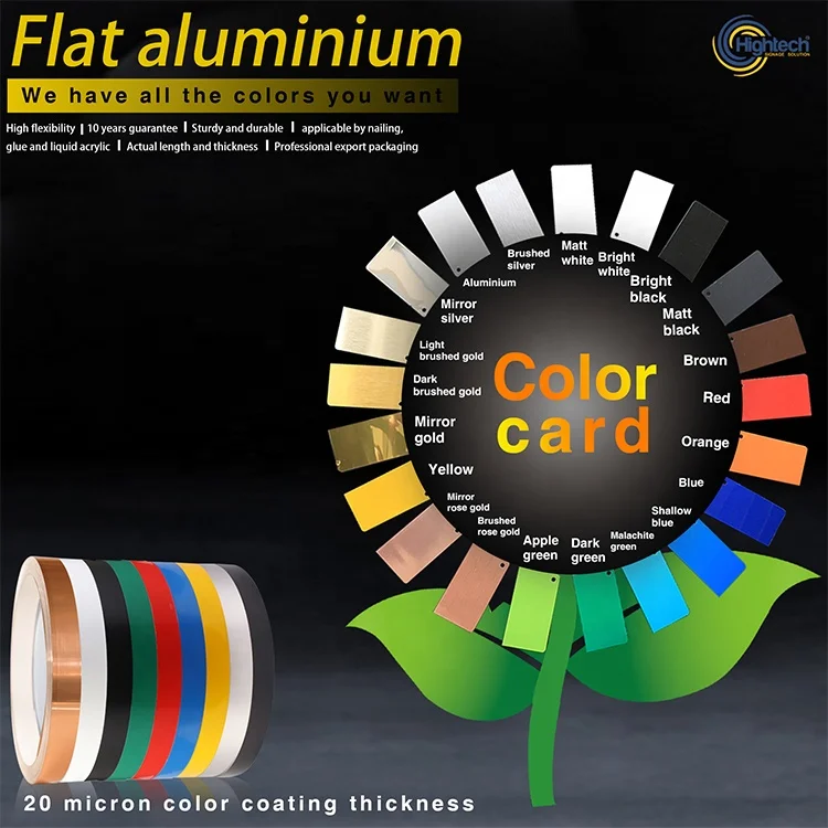 China color coated channelume flat aluminum coils of channel letter LED