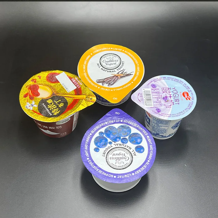 Food Use Pre Cut Aluminum Laminated Foil Lid for Ice-cream