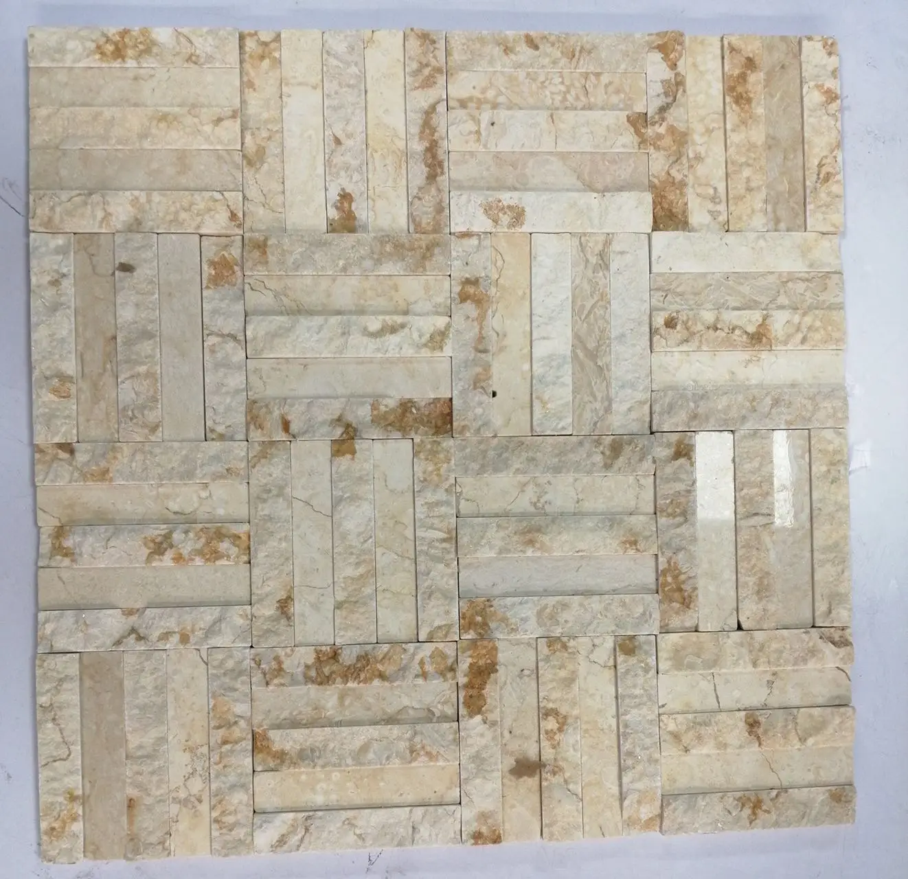 wholesale irregularity design natural stone mosaic tile with good price exterior and interior decoration natural stone