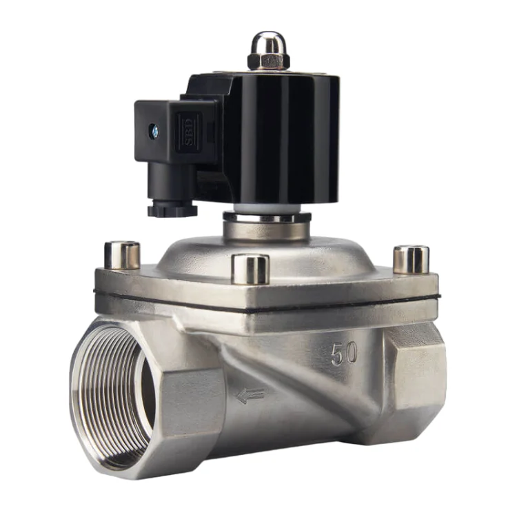 Manufacture two way thread connection stainless steel 304 316 solenoid valve for water