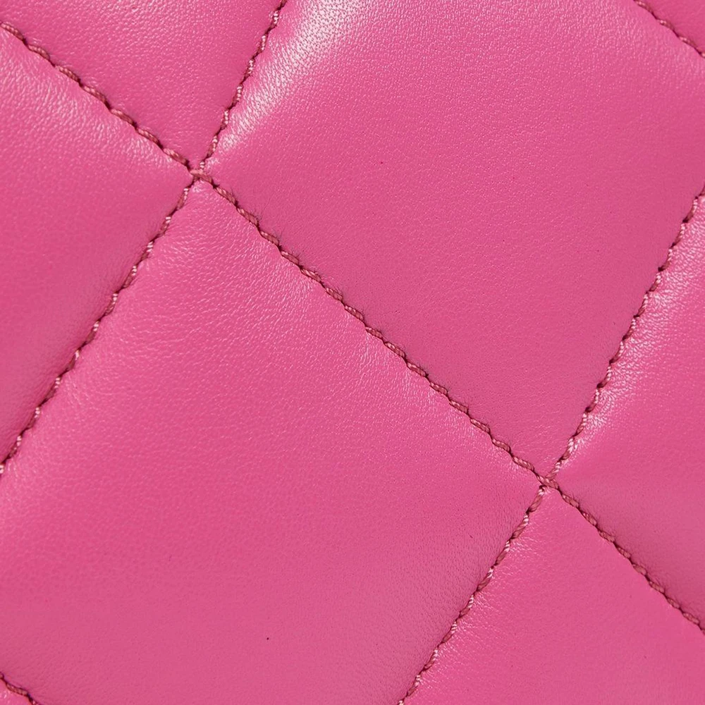 2024 Trendy Should bags Wholesale Fashion Hot Pink Women Lager Unique Metal Chain Diamond Clutch bag handbags