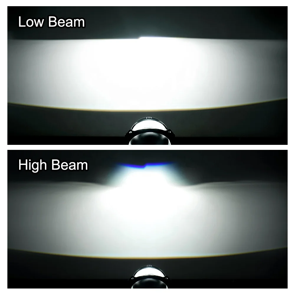 Factory Wholesale LED Car Lamp Osram Retrofit Headlight 3.0 inch Bi-led Projector Lens with Laser for Car