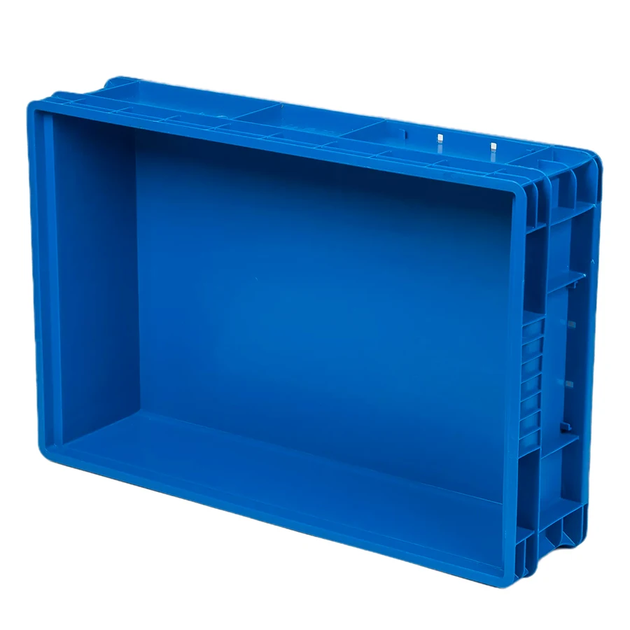 100 %PP  material plastic turnover logistic box plastic crate   moving EU crates
