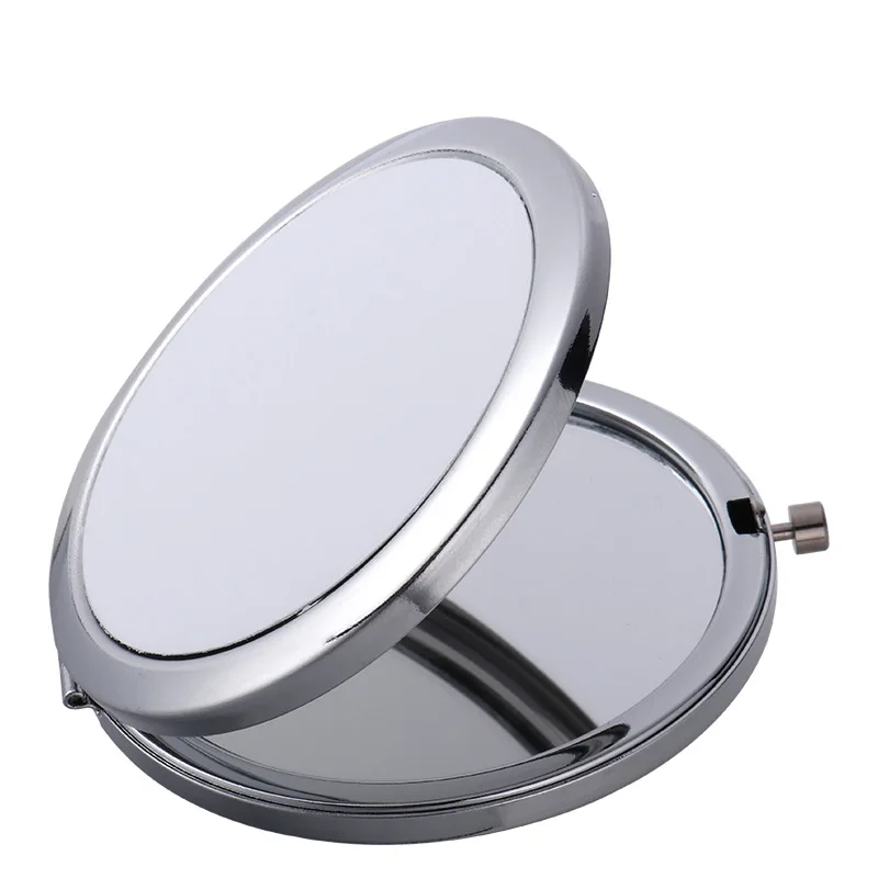 Blank Custom Logo Pocket Glod Metal Mirrors Gifts Sublimation Compact Mirror