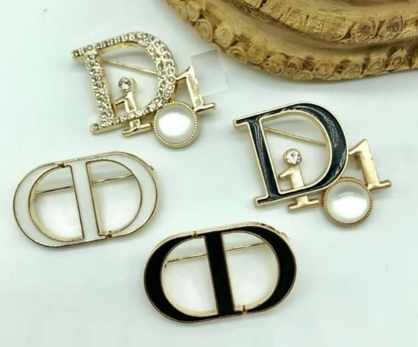 High quality Set rhinestoneCC brooch fashion Drip luxury brooch Jewelry for women New brooch