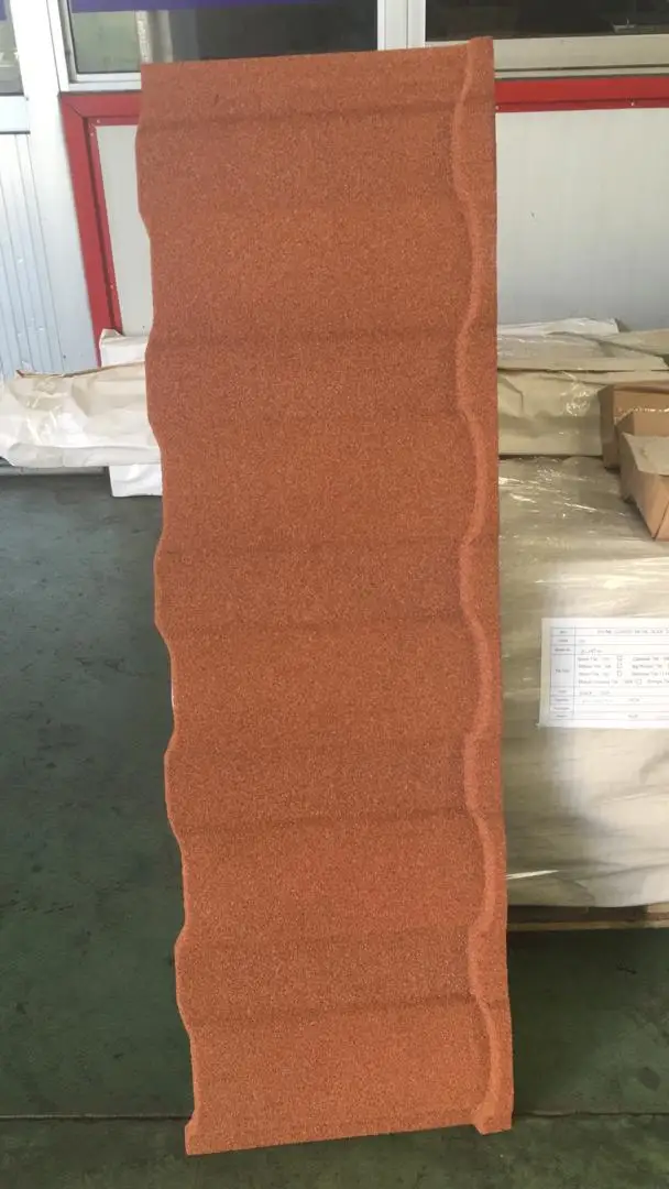 Factory supply/custom modern design heat resistant color stone coated metal roofing tiles roof sheet