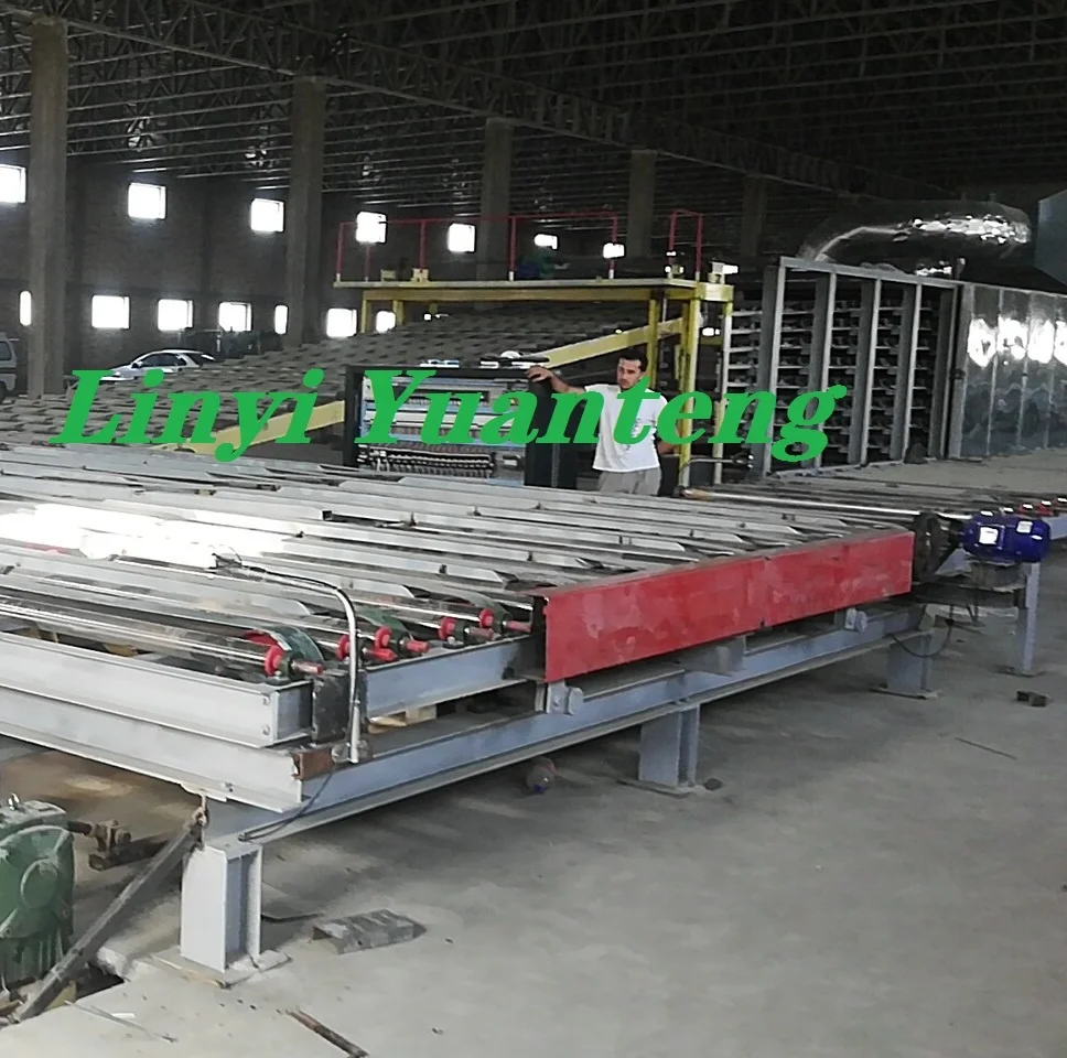 Drywall plaster board making machine capacity 1000 pcs in China