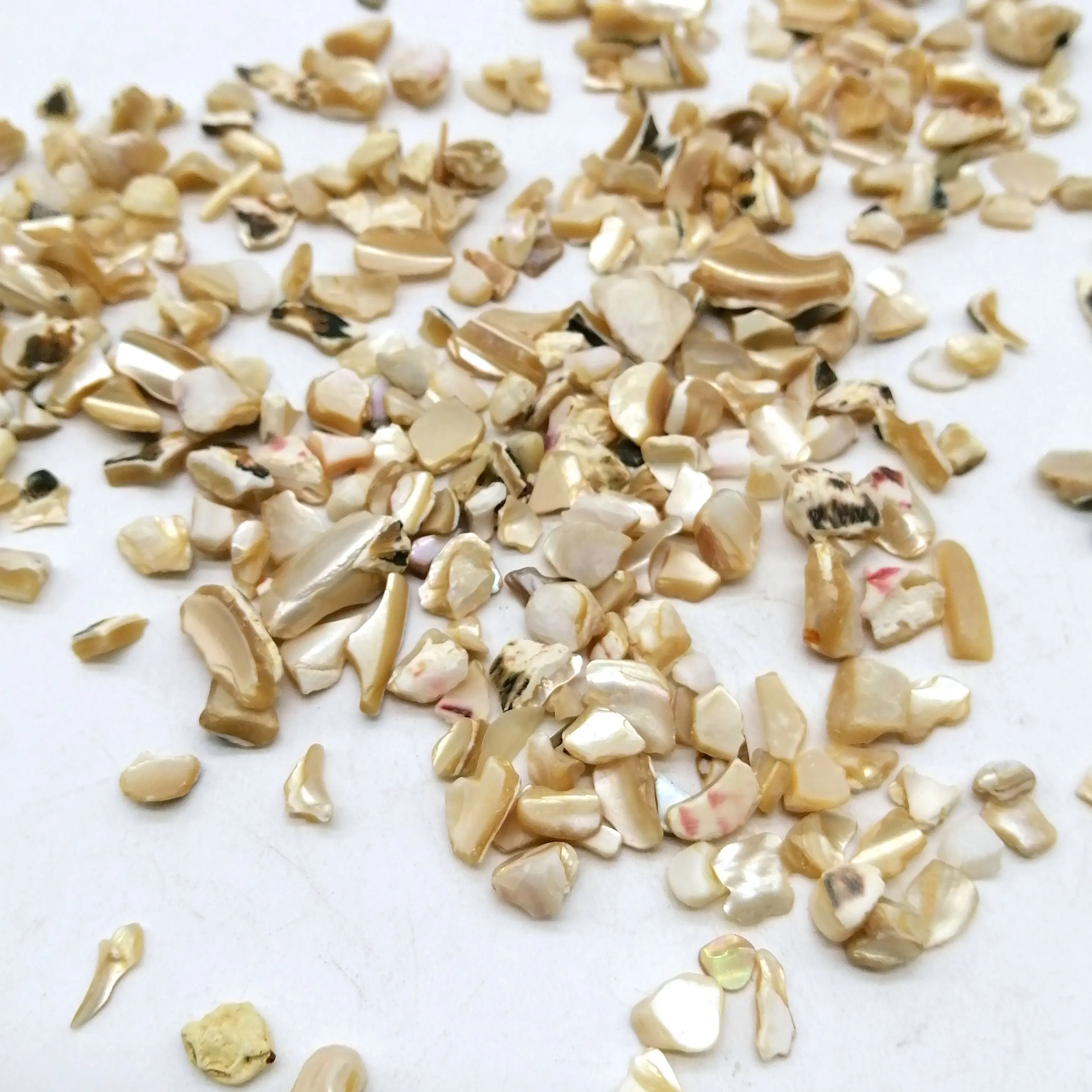 Производитель с заводской прямой ценой 6-12 мм полированная перламутровая стружка для