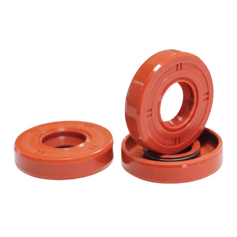 Silicone Rubber Manufactured High-Temperature Resistant TC Skeleton Oil Seal Silicone Rubber Mechanical Pump Waterproof