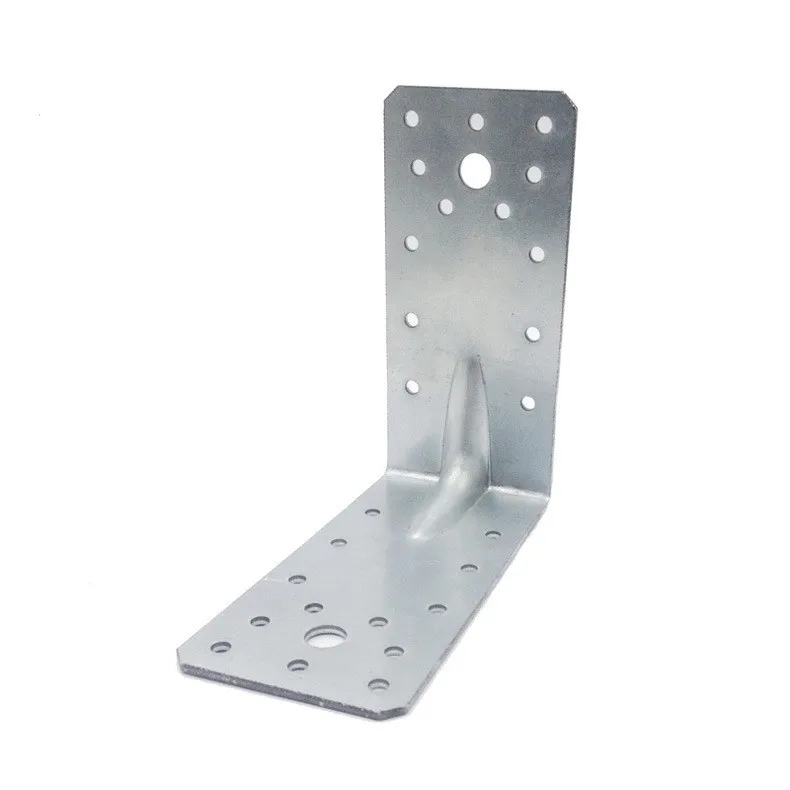 Factory Custom Metal L Corner Connecting Brackets Galvanized Steel Angle Brackets For Wood