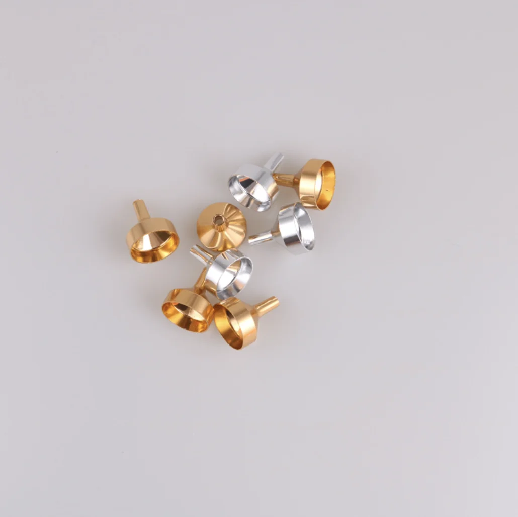 Металлическая маленькая воронка для наполнения | Алюминиевая крошечная Воронка/миниатюрная Воронка/мини Воронка для духов, косметическое наполнение