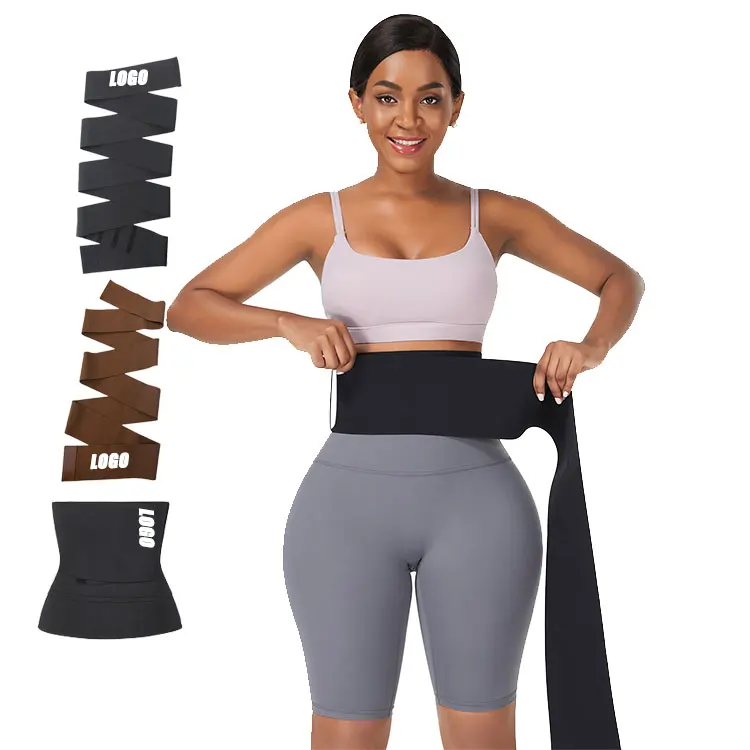  custom tummy bandage wrap around belly lose weight adjustable waist Bands