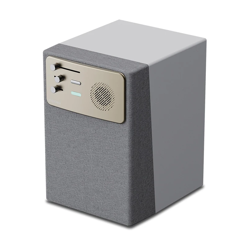 Ambiance 60W with 4 Inch Woofer & 0.75 Inch Tweeter Wooden Cabinet with Fiber Bookshelf Bluetooth Active High Quality Elegant