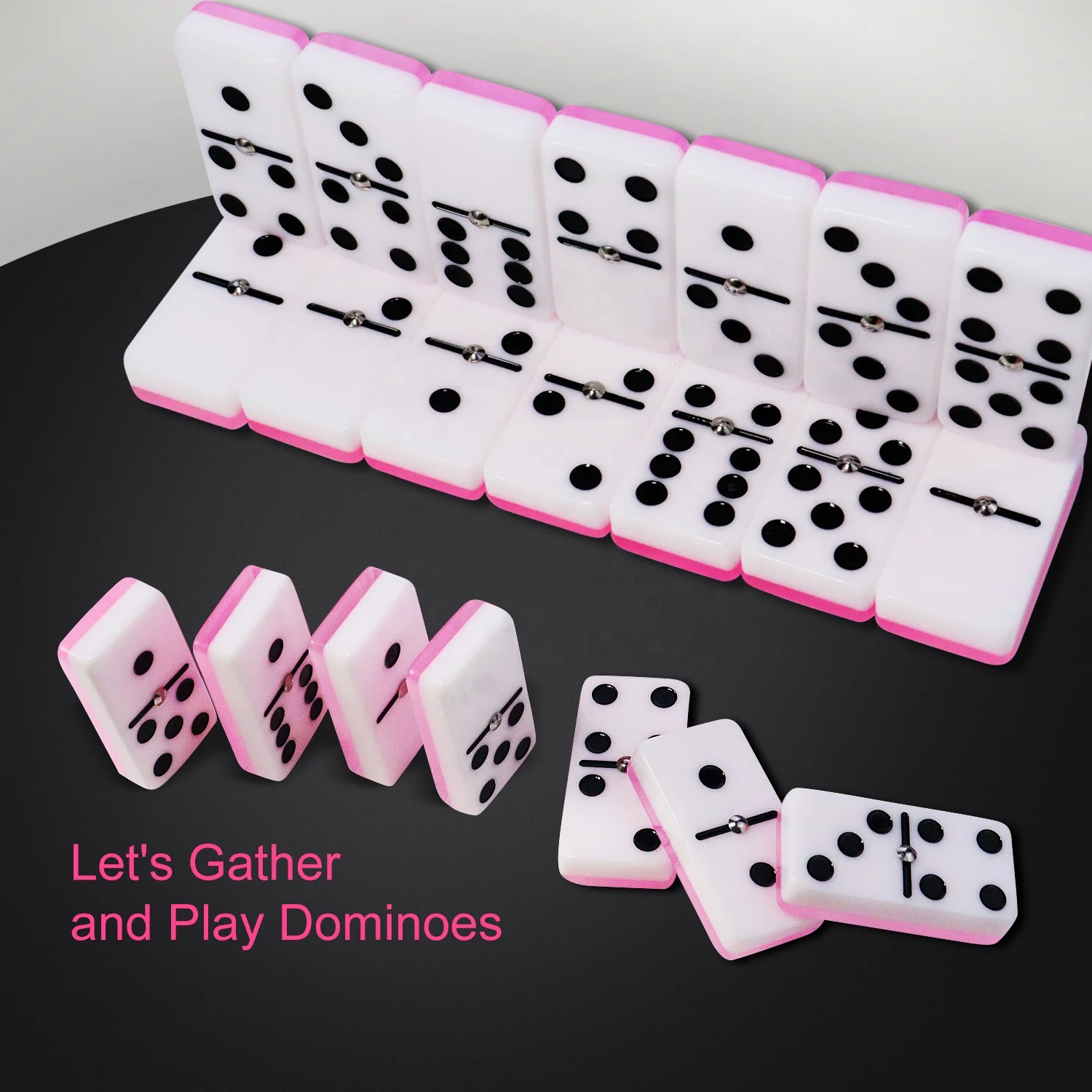 Изготовленный на заказ экологически чистый Меламиновый материал Domino набор domino Domines Factory