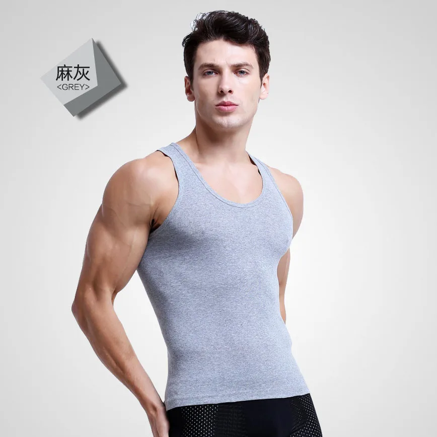 Оптовая продажа хлопковая дышащая удобная одежда однотонный цвет большие размеры приятный для кожи дышащий спортивный мужской