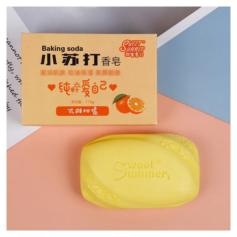Baking soda Sea Salt Body Wash Cleansing Care Perfume Clear whitening soap Laundry soda 115g Underwear soap Baby soap
