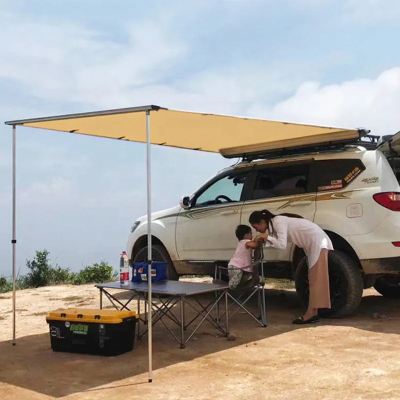 Hot Sale 4x4 Side Awning Camp Retractable Terrace Awning SUV Side Camping Rv Awning