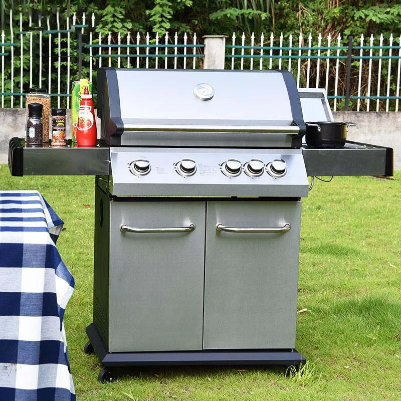 wholesale outdoor kitchen cabinets gas grill customized gas grill  American style camping  gas barbecue grill