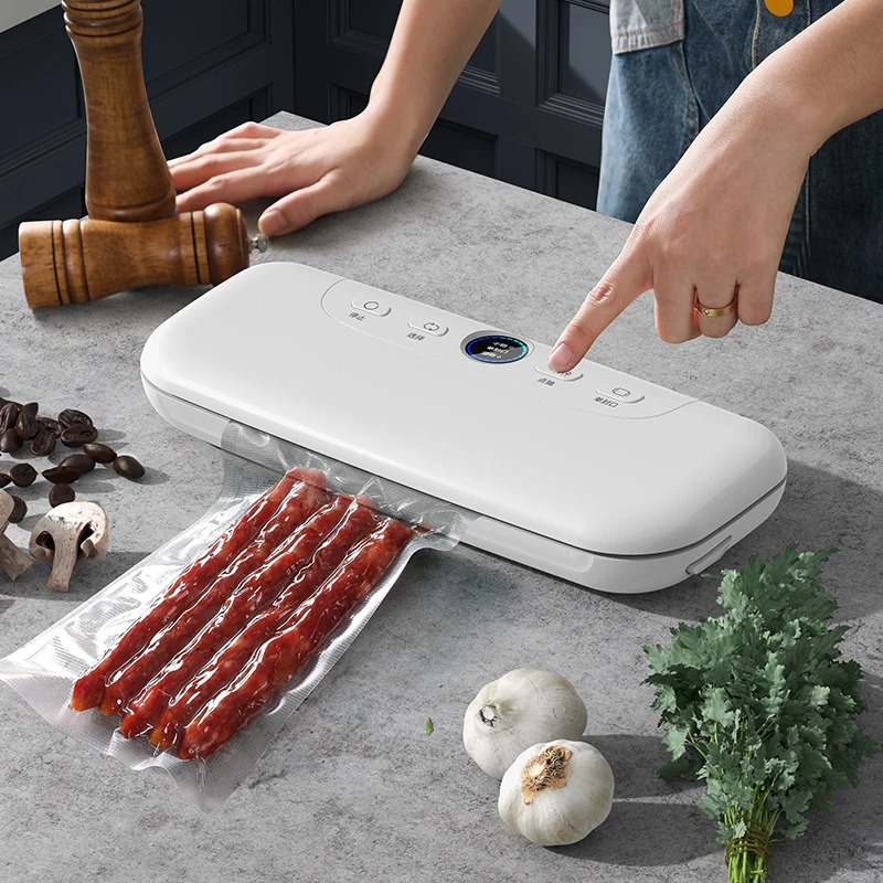 High Quality Vacuum Low Temperature Handheld Small Automatic Portable Automatic Food Vacuum Sealer Home