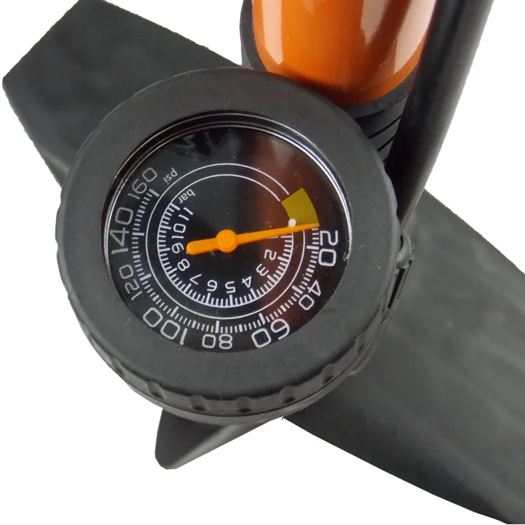 RTS Bike pump Portable  bicycle bike floor air pump multiple function bicycle tire pump with pressure gauge