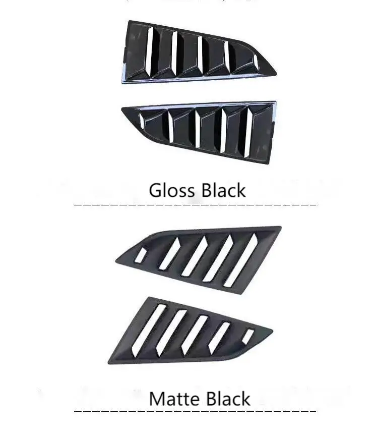 Automobile Personalized Modification ABS plastic Classic Leaf Window Louvers For 14-17 Corvette C7