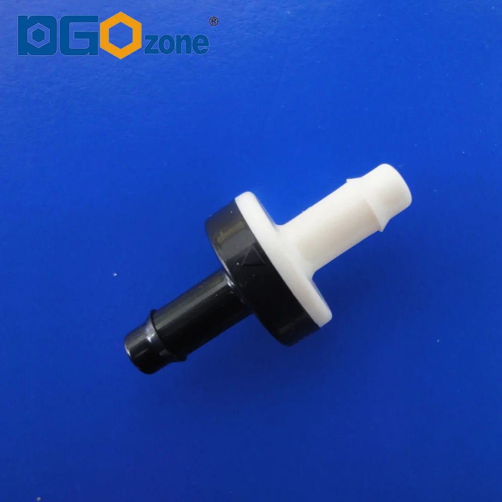 ABS 1/4' white and black plastic check valve mini check valve silicone check valve