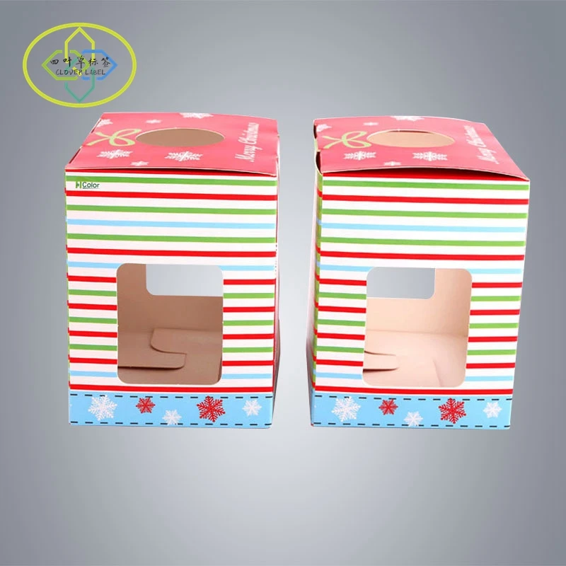 Wholesale Eco Friendly Custom Logo Corrugated Packaging Gift Paper Christmas Box