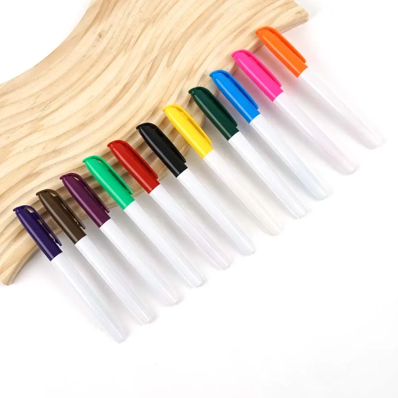 Plastic Colorful Eco-friendly Washable Whiteboard Marker Pen Set With Custom Logo