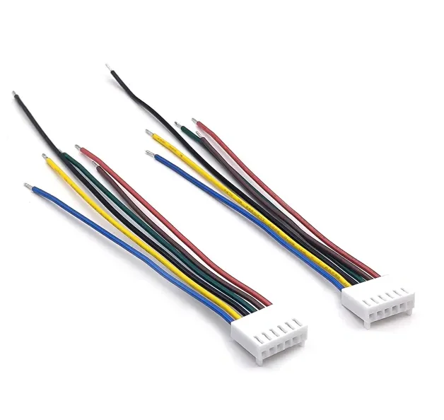 Custom Cheap Wiring Harness 6Pin Molex 2.54mm Pitch Connector Electronic Cable Assembly Wire Harness