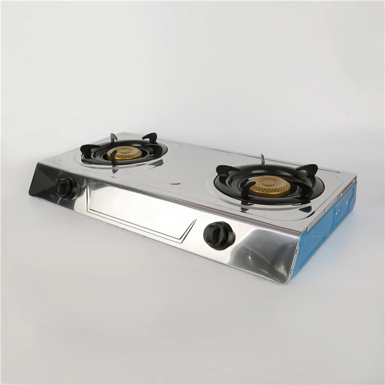 Appliances, Kitchen Gas Stoves, 2 Burners Stainless Steel, Tabletop Gas Stove