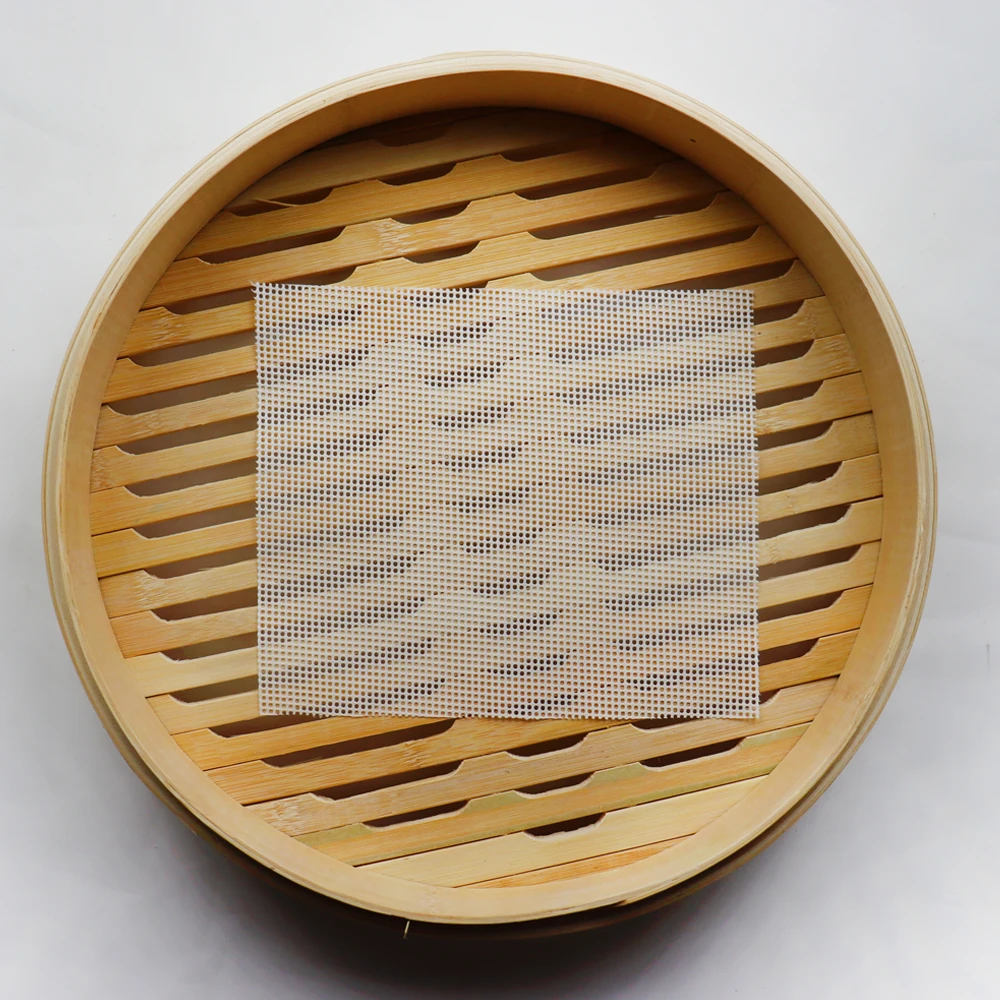 Steaming Mesh Bottom Mesh Fruit Dryer Mesh 2022 High Quality Non Stick Silicone Baking & Pastry Tools Silicone Mat Opp Bag White