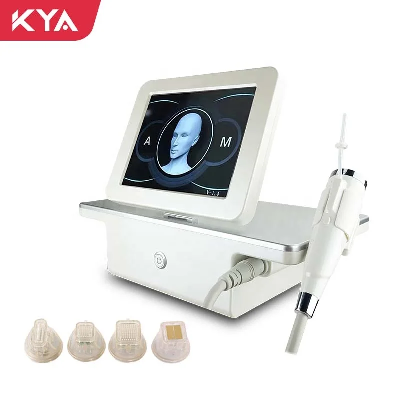 Fractional RF Microneedle Gold RF Micro-crystalline Skin Care Beauty Instrument Wrinkles Removal Face Lift Skin Rejuvenation