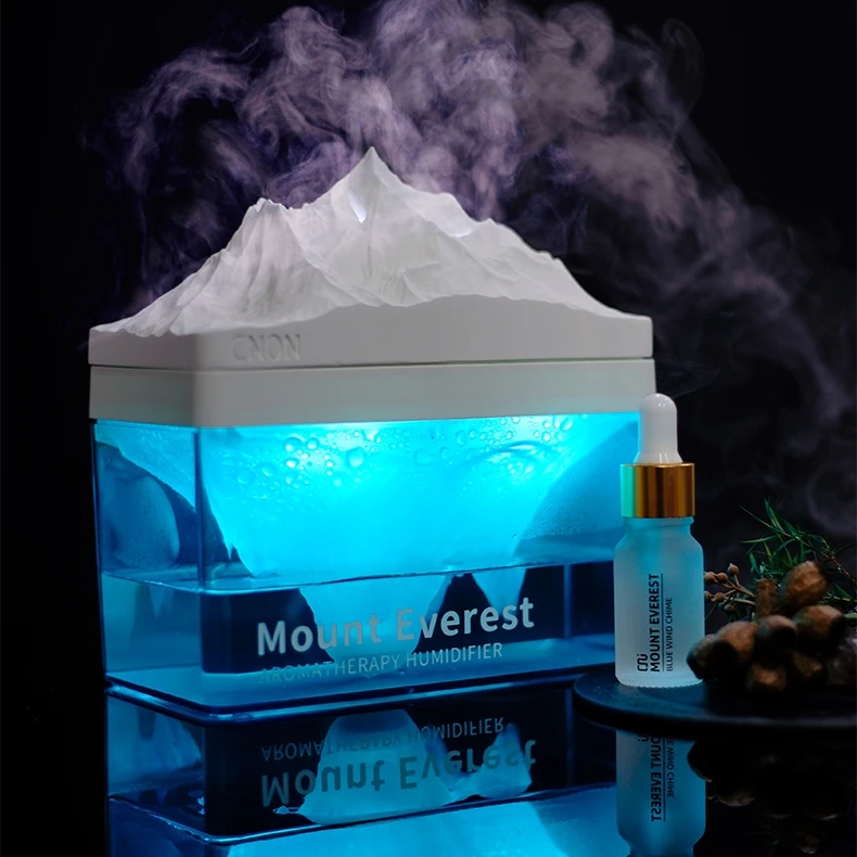 Everest Aroma Diffuser Soft Light Relaxation Creates Cosy Ambient Lighting Long-Lasting Aromatic Ambience Everest Aroma Diffuser