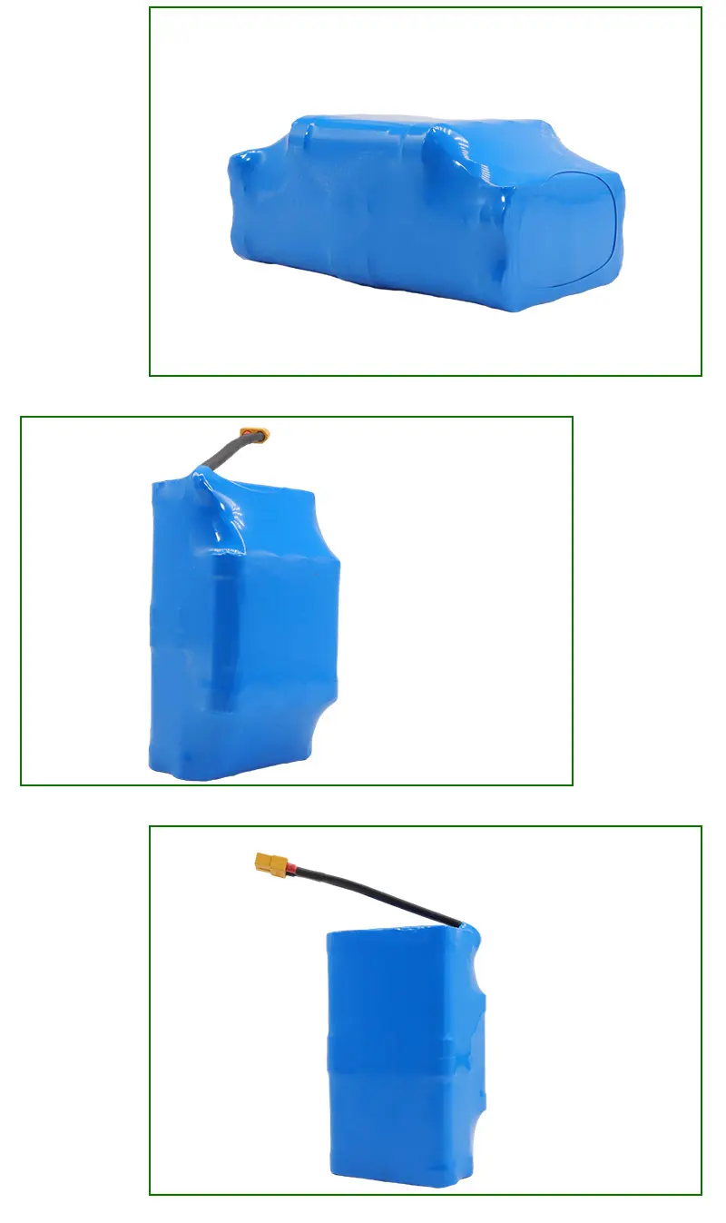 Replacement Battery Packs 36V Li ion 2Ah 18650 Lithium Battery Pack for Electric Hoverboard Batteries