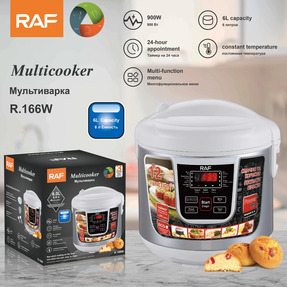 2024 new design Digital  Rice Cooker Food Steamer Easy Operate With Steam & Basket