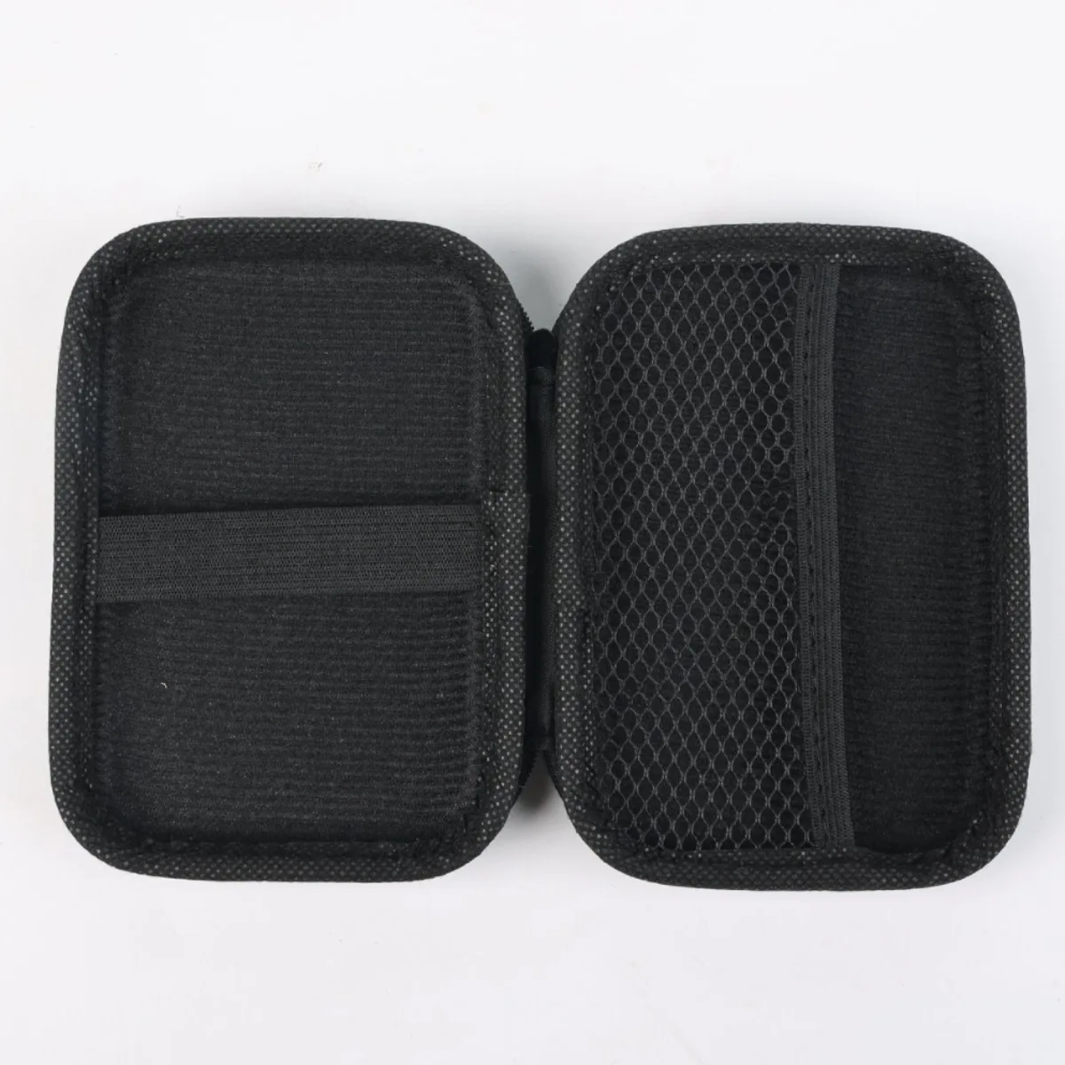 High quality protection hard eva box black zipper eva storage case custom logo eva earphone case