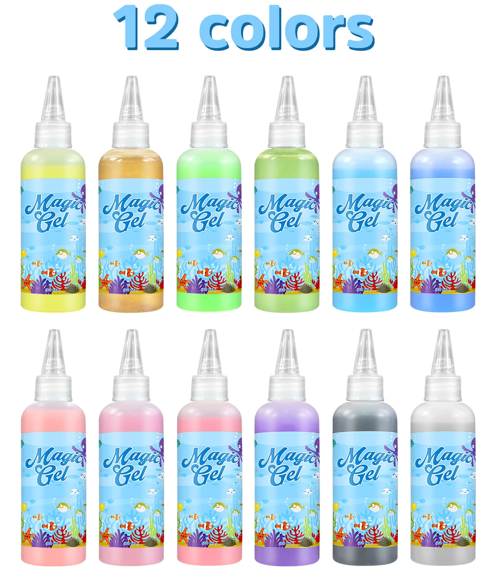 KHY DIY Magical Set Creation Toy Animal Gel 3D Handmade Magic Gels Water Elf Kit