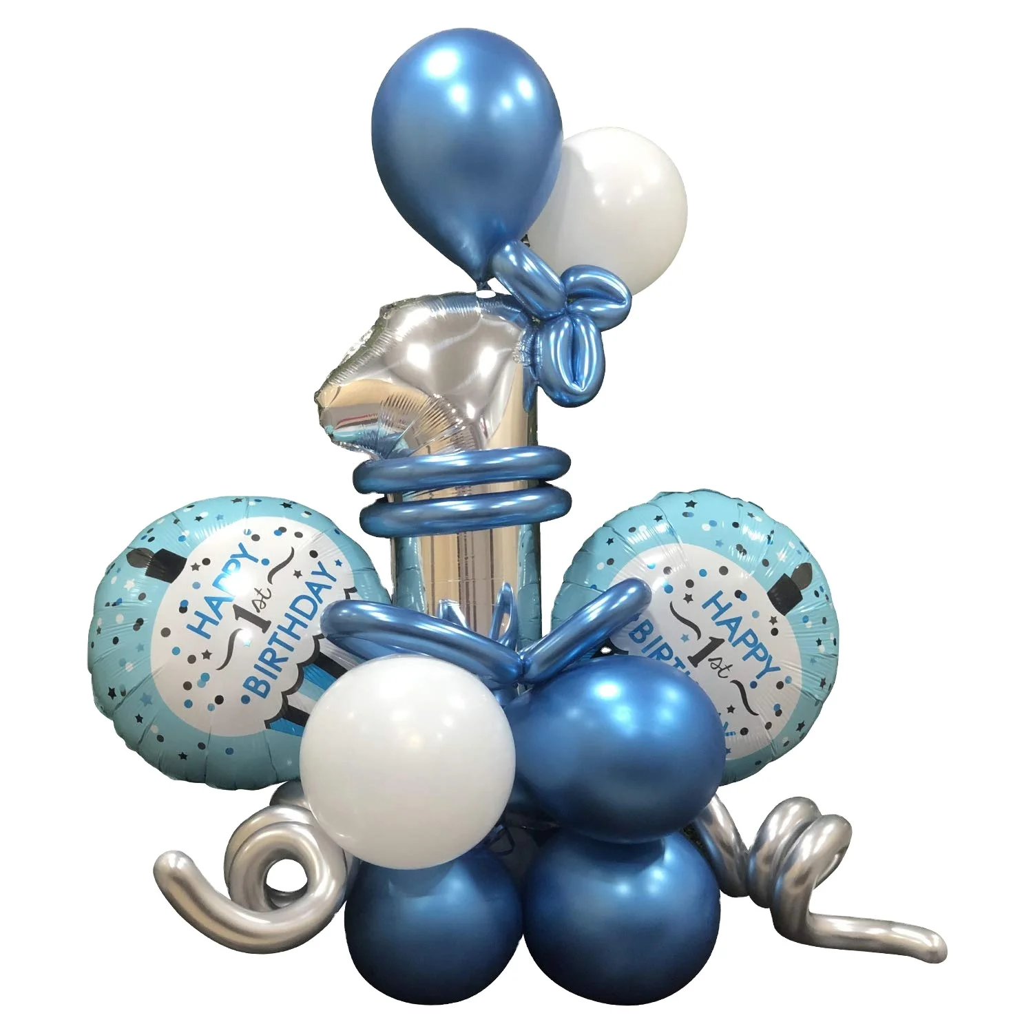 1st Birthday Boy Balloons Combo 23Pcs for Baby Boy AND Girl  Party Decoration