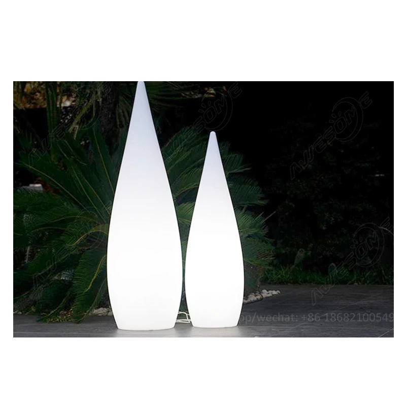 150Cm Exterieur Lampadaire Polyethylene Led Floor Lamp For Exterior Garden