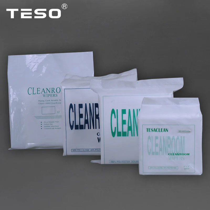 Dust-Free Clean Room Wipes 6*6 Cleanroom Wiper for Industrial Room Cleaning